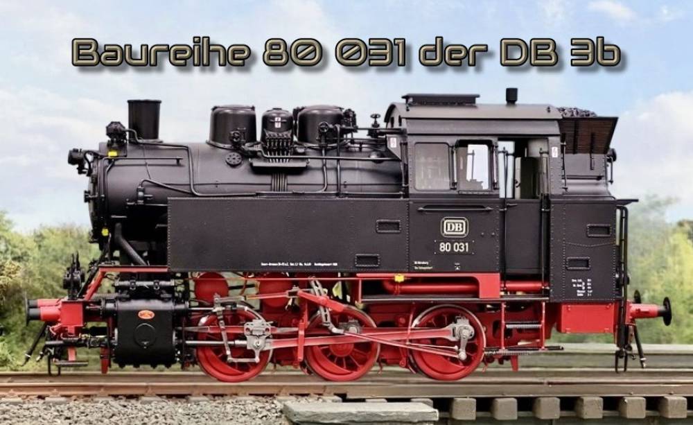 MBW Dampflok Spur 0 BR80 Metall digital 1:45 verschiedene Varianten für Wunder Lenz