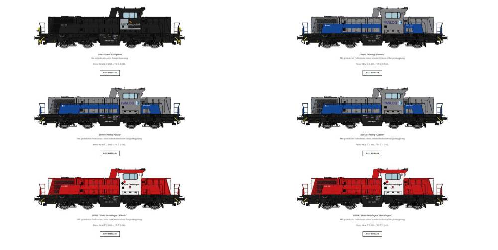 Spur 1 AT Diesellok Gravita digital Sound Messingmodell für Märklin Kiss KM1 neu Lok